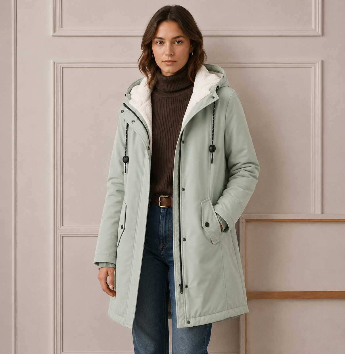 Cozy Winter Coat with Hood