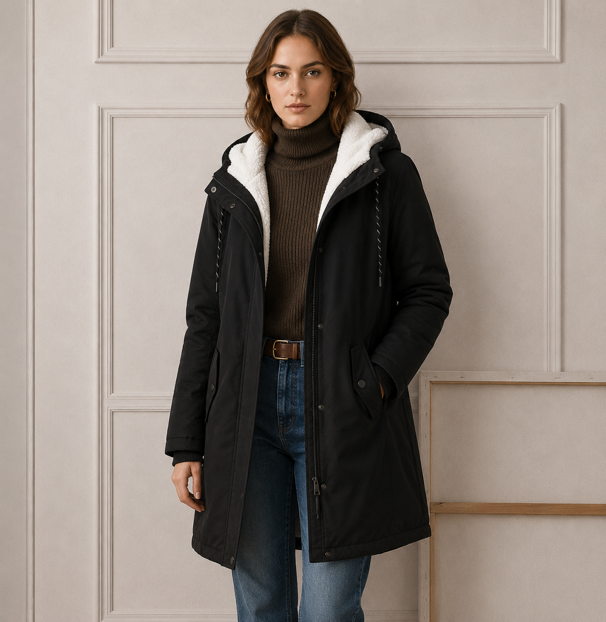 Cozy Winter Coat with Hood