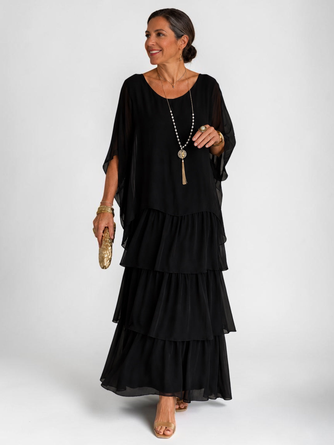 Lara™ | Elegant Flowing Maxi Dress