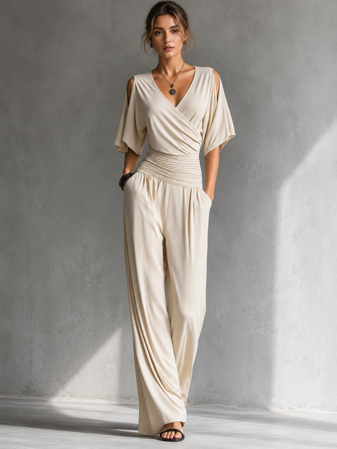 Georgina | Off-Shoulder Wide-Leg Jumpsuit