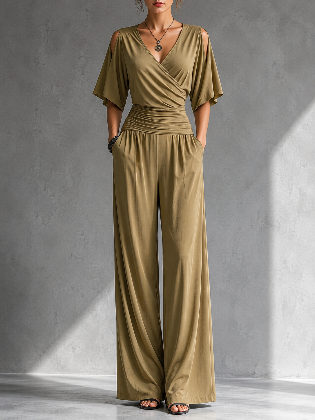 Georgina | Off-Shoulder Wide-Leg Jumpsuit