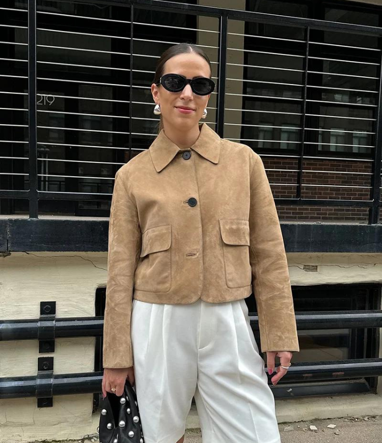 Danika™ – Classic Suede Jacket
