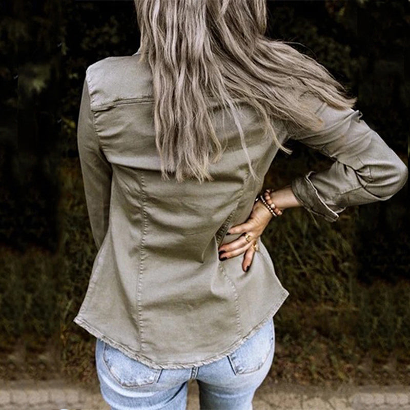 Selene | Fashionable Denim Jacket