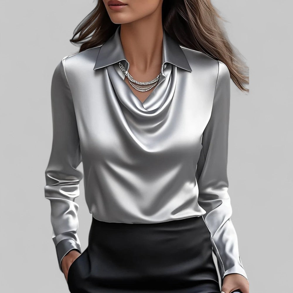 Elegant Satin Blouse