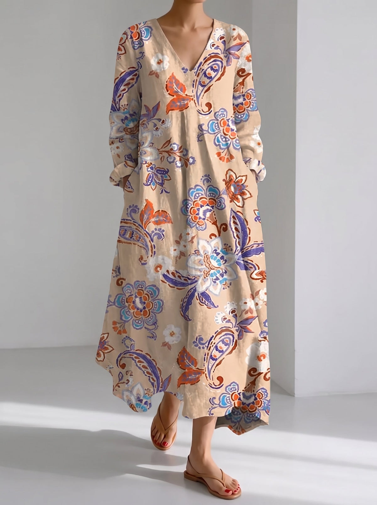 Serena | Oversized Linen Dress