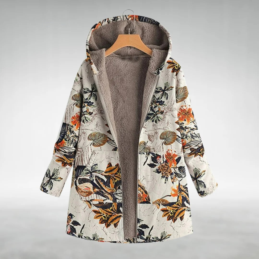 Fuvey | Floral Fleece Jacket