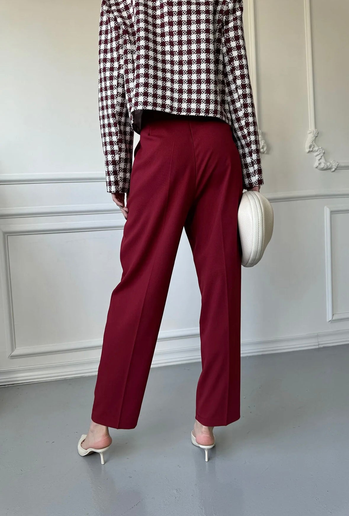 Versatile Classic Slim-Fit Suit Pants
