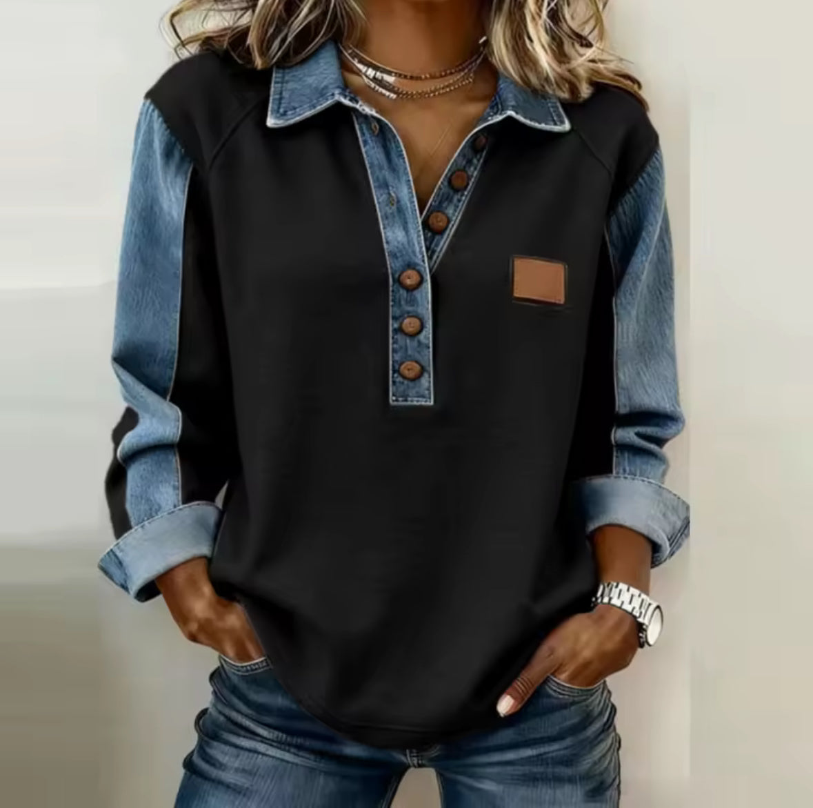 Winnie - Soft Knit Collared Jumper