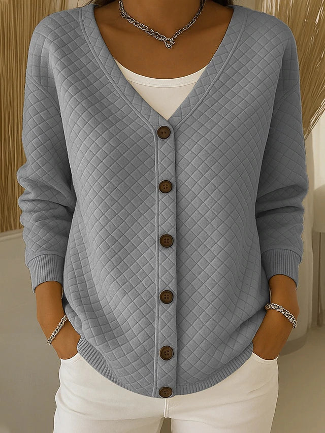 Eleonora | Quilted Cardigan with Buttons