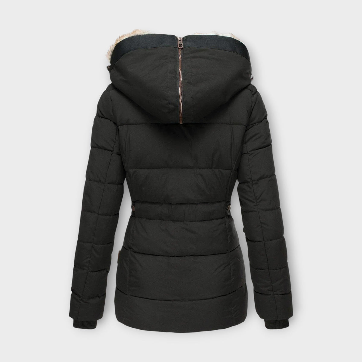 Emine ™ | Leather Jacket with Fur