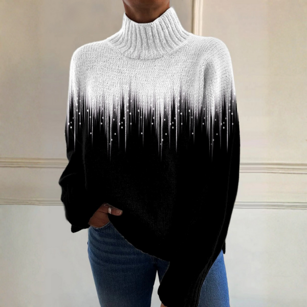 Delaney | Ombré High-Neck Sweater