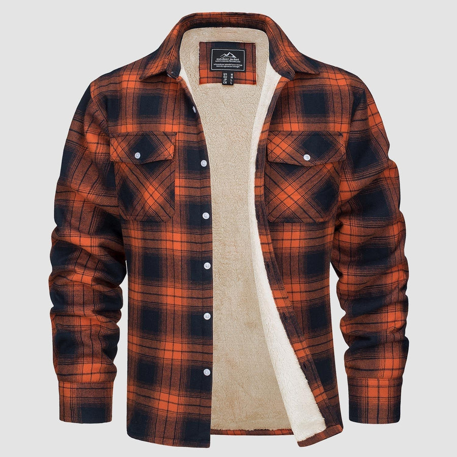 Benedikt™ | Lined Check Shirt Jacket