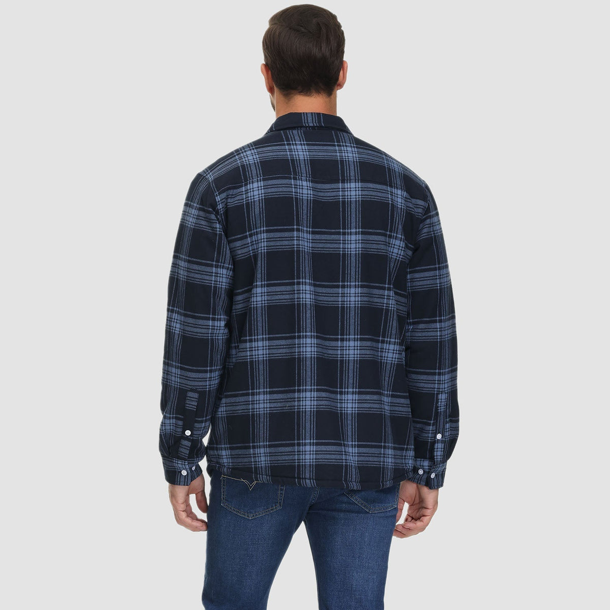 Benedikt™ | Lined Check Shirt Jacket