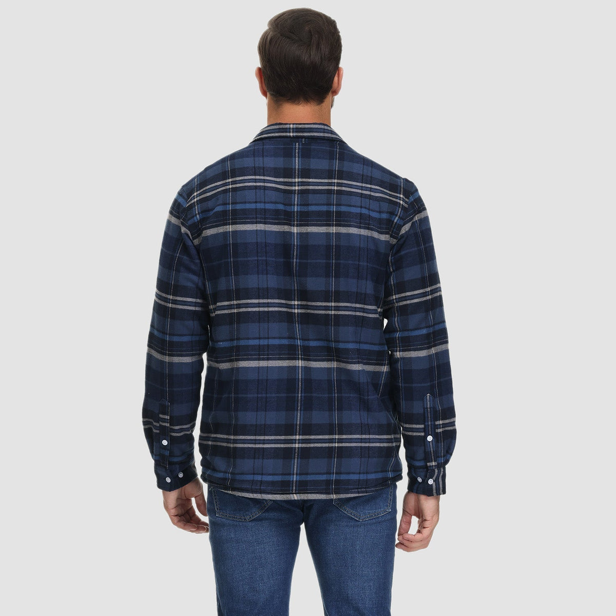 Benedikt™ | Lined Check Shirt Jacket