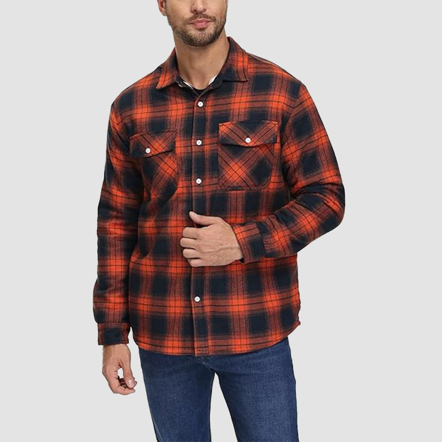 Benedikt™ | Lined Check Shirt Jacket