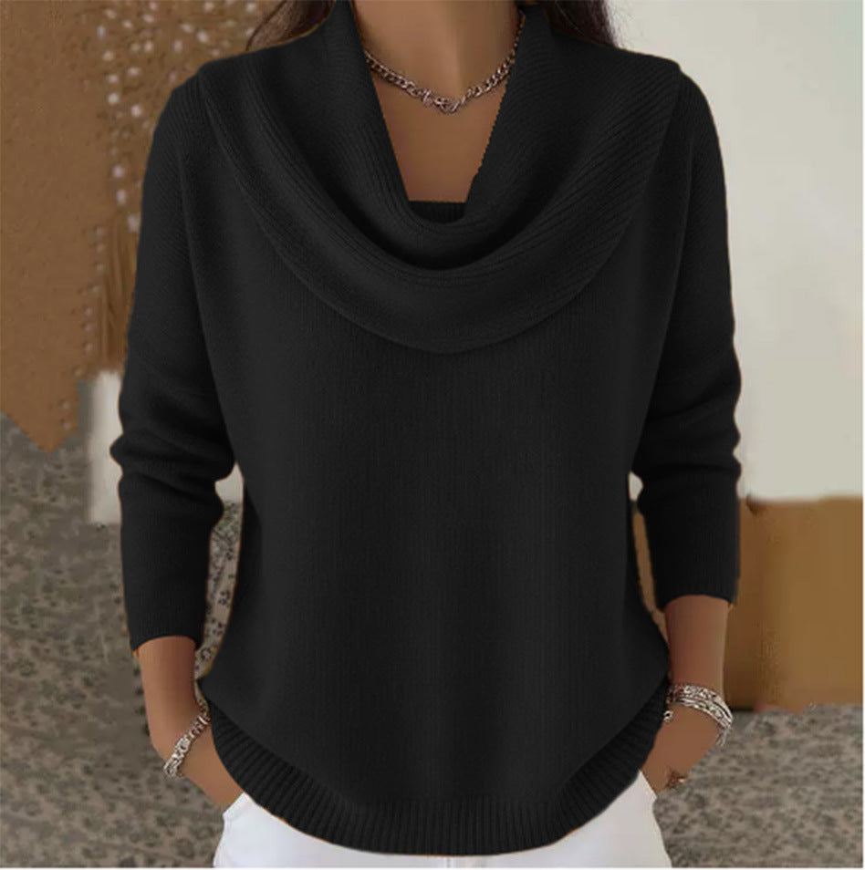 Vivienne | Cowl Neck Knit Sweater