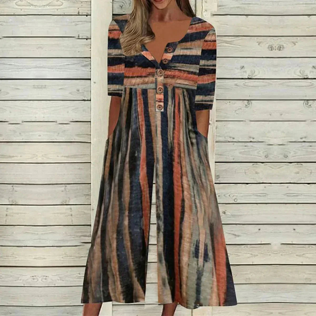 Cassidy - Button-Front Jumpsuit
