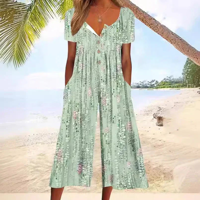Cassidy - Button-Front Jumpsuit