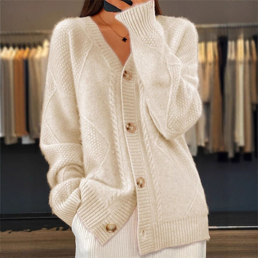 Karen | Soft Knit Vest with Buttons