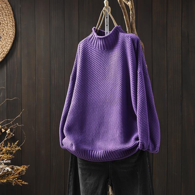 Patricia | Merino Wool Knitted Turtleneck Sweater