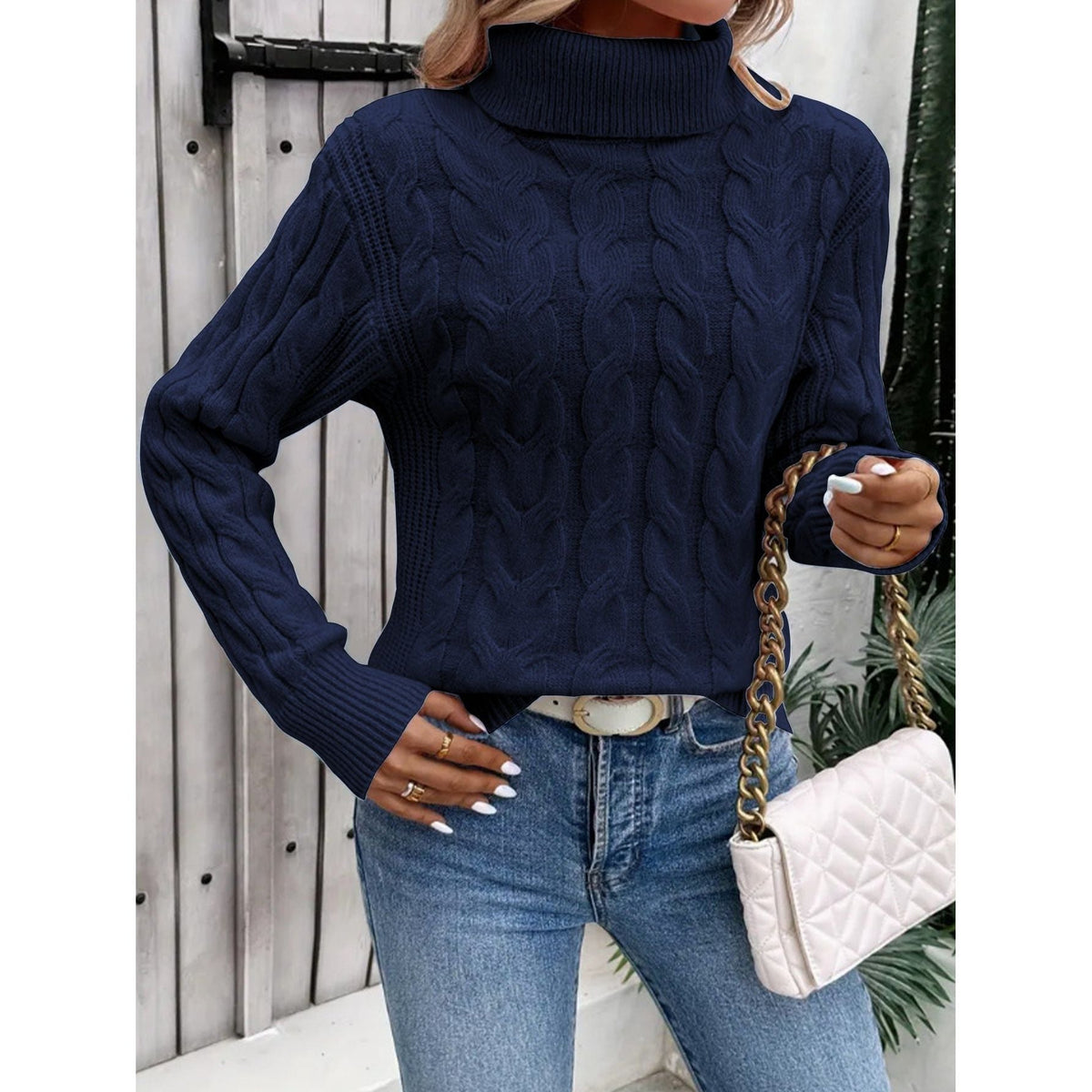 Linda | Cashmere Turtleneck Sweater