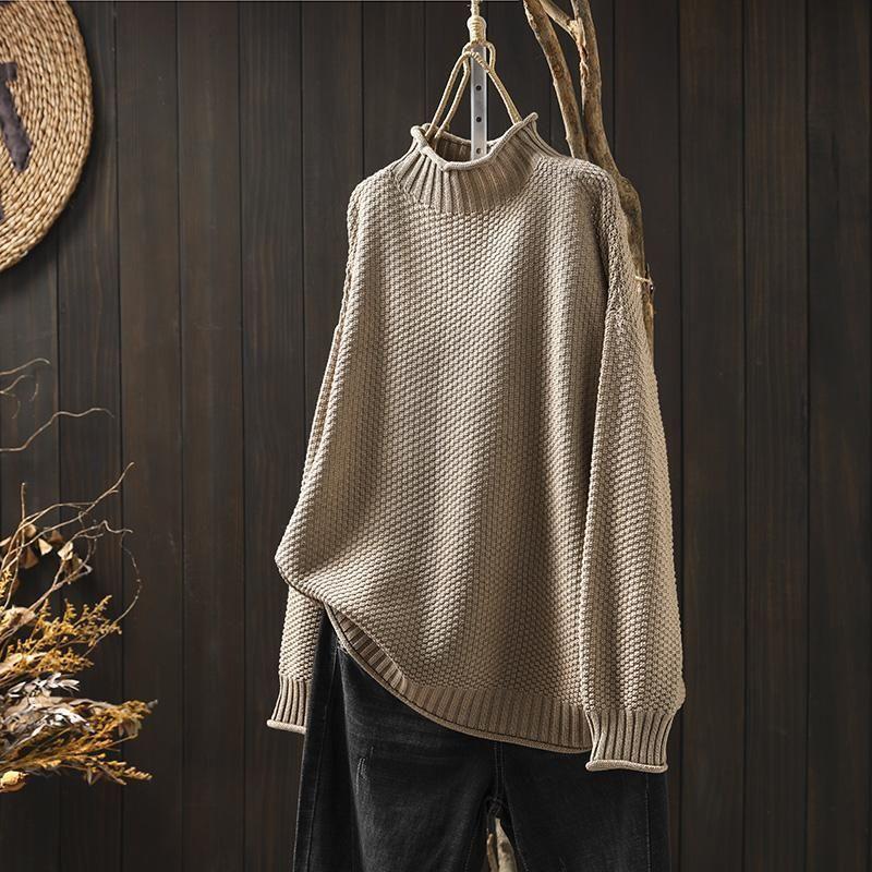 Patricia | Merino Wool Knitted Turtleneck Sweater