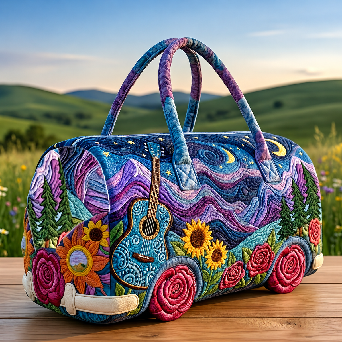 MELODYVANA | QUILTED TRAVEL DUFFLE BAG