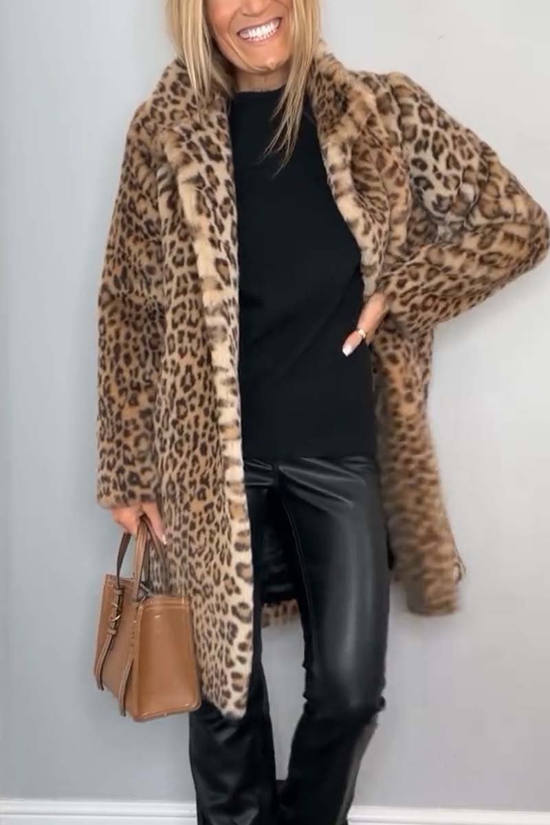 Pink | Leopard Winter Coat