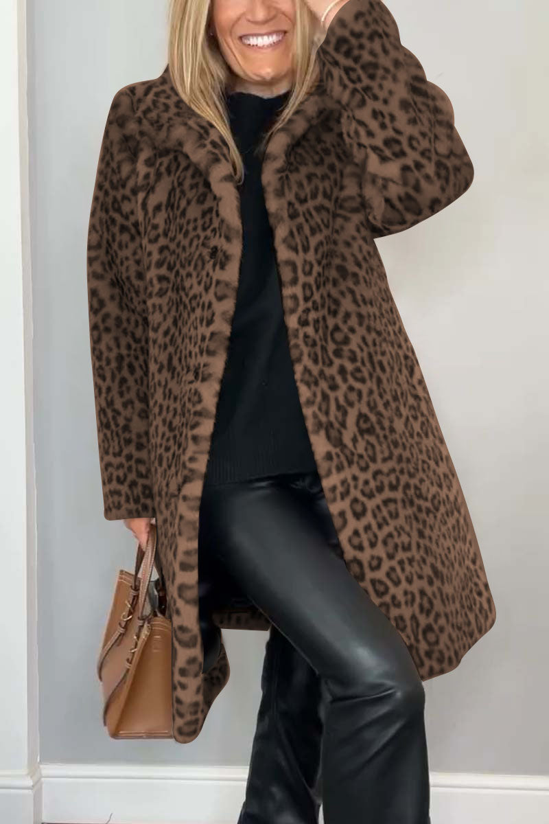 Pink | Leopard Winter Coat