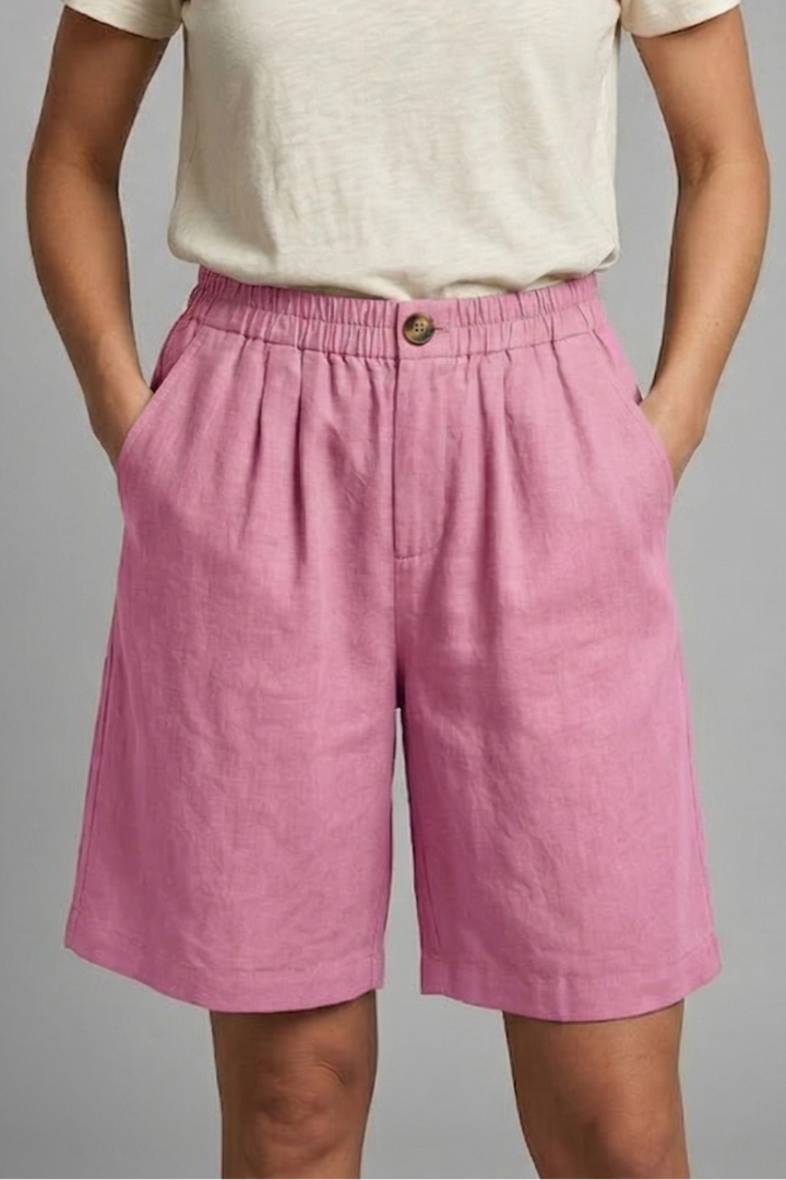 Relaxed Linen Shorts