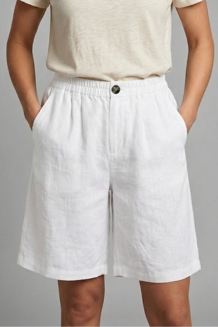 Relaxed Linen Shorts
