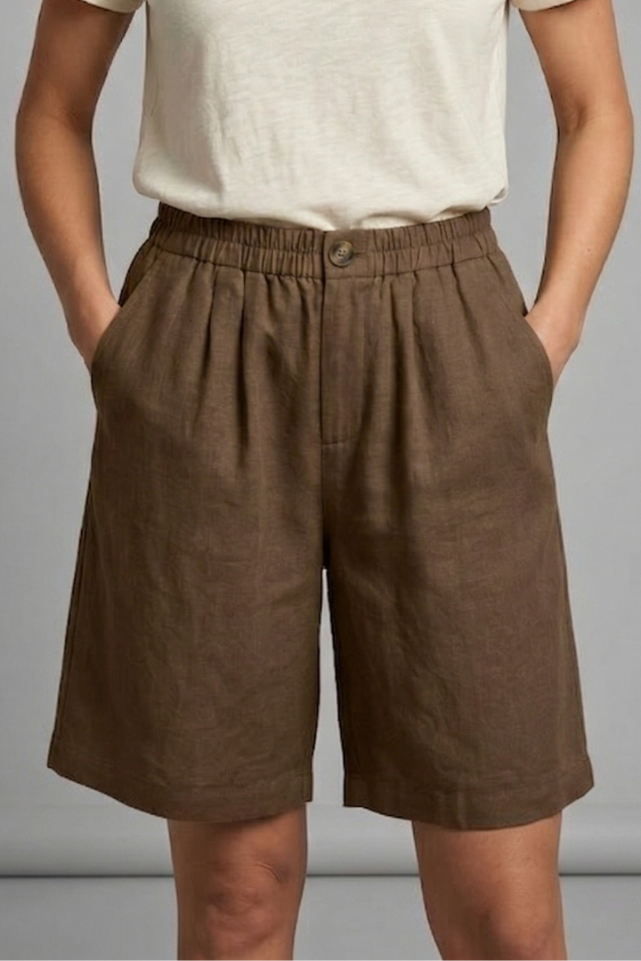 Relaxed Linen Shorts