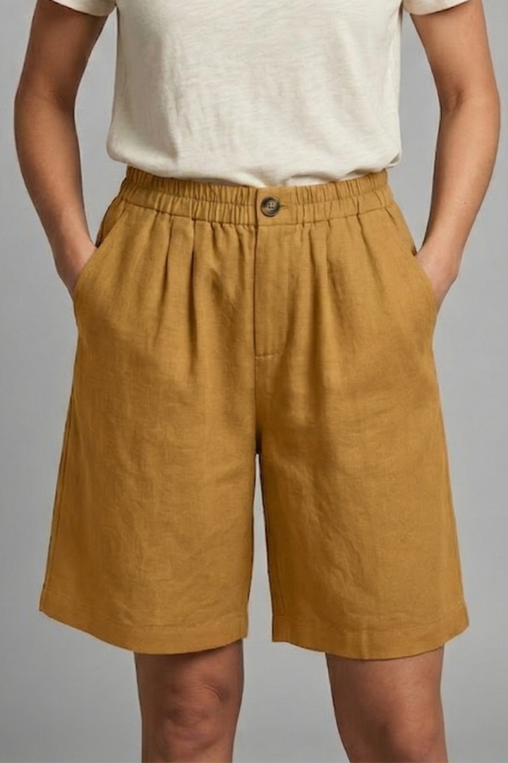 Relaxed Linen Shorts