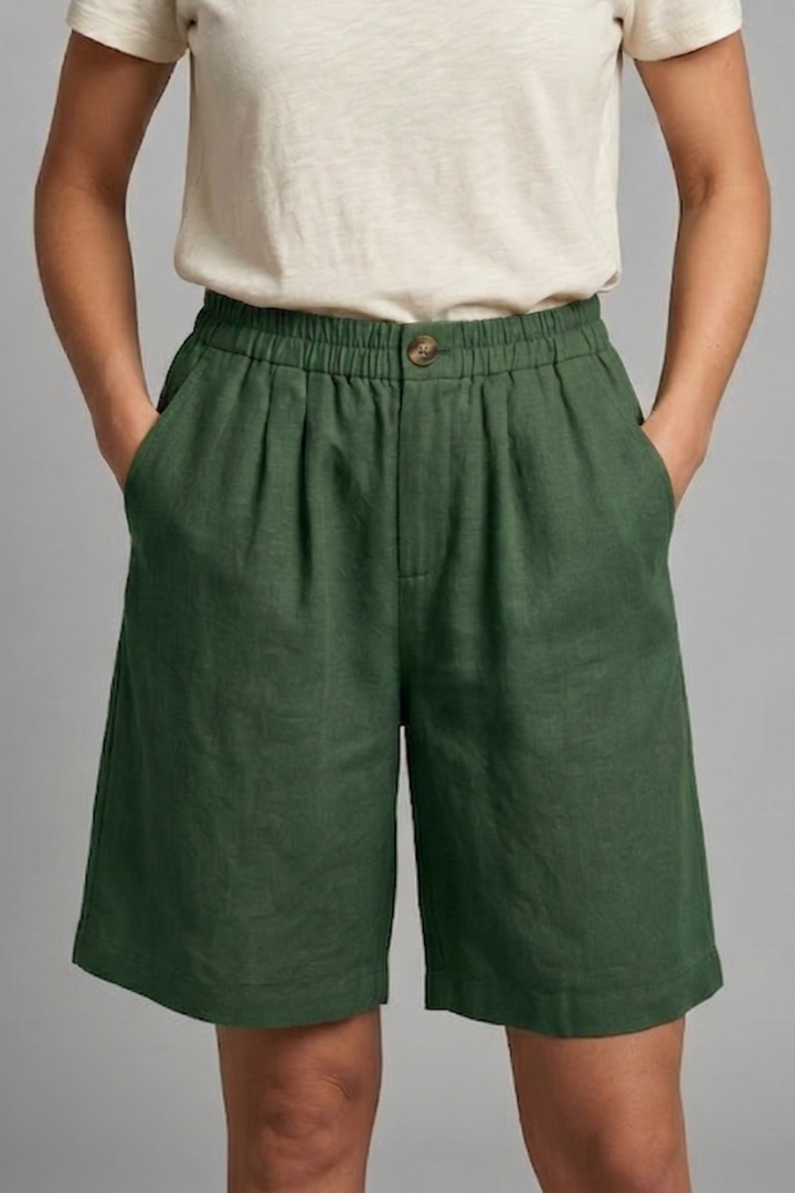 Relaxed Linen Shorts