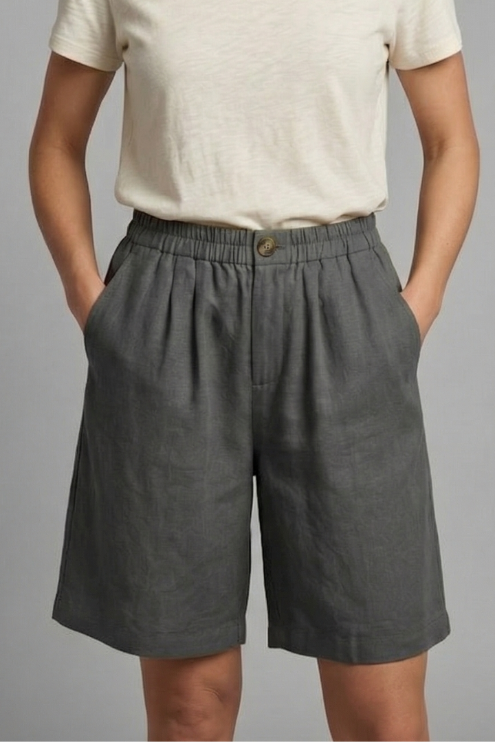 Relaxed Linen Shorts