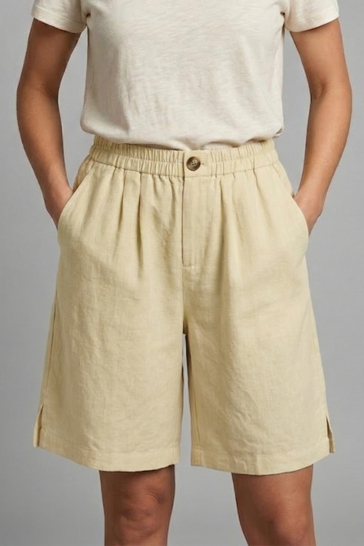 Relaxed Linen Shorts