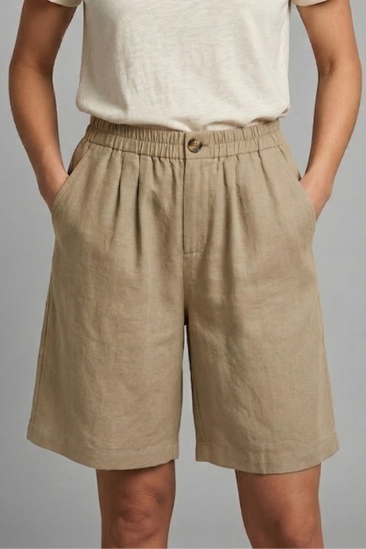 Relaxed Linen Shorts