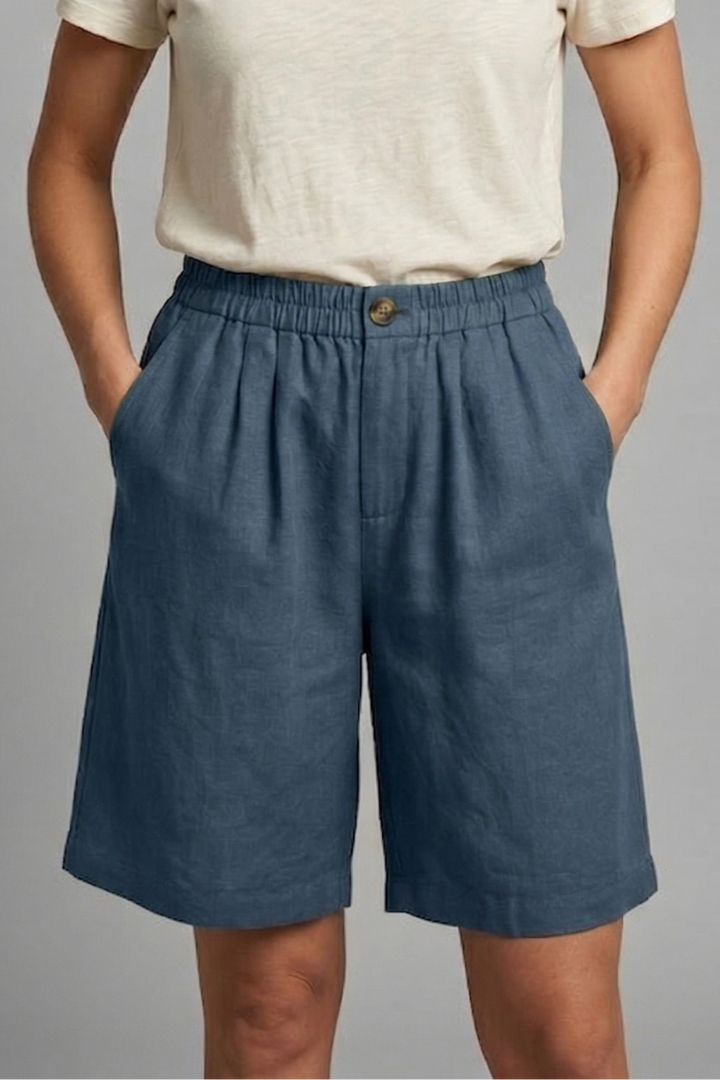 Relaxed Linen Shorts