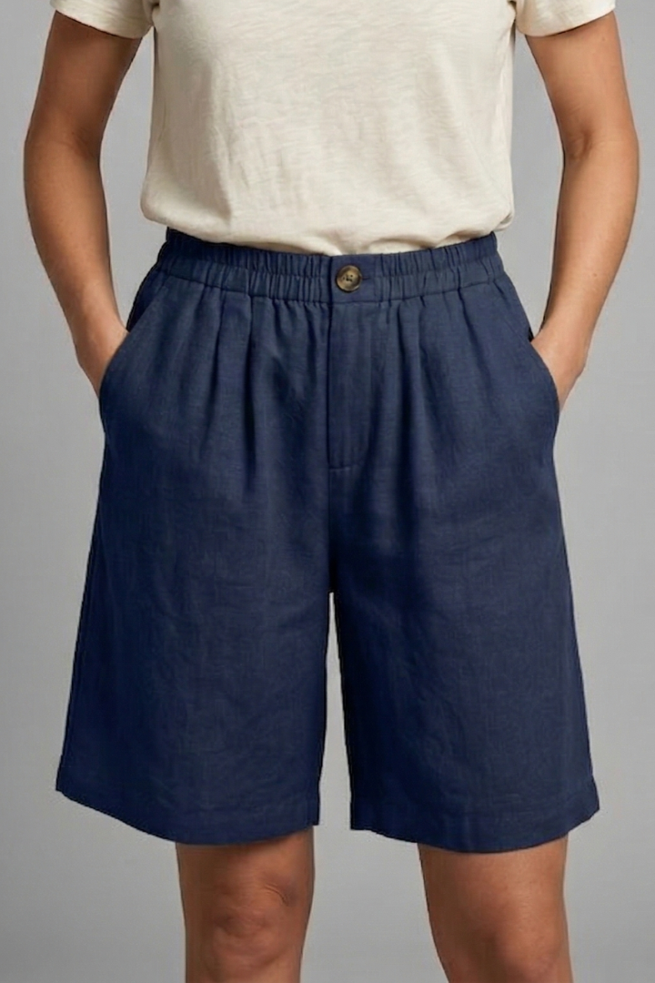 Relaxed Linen Shorts