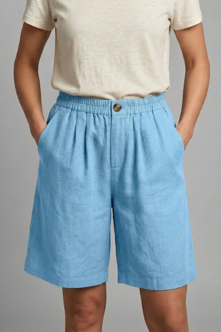 Relaxed Linen Shorts