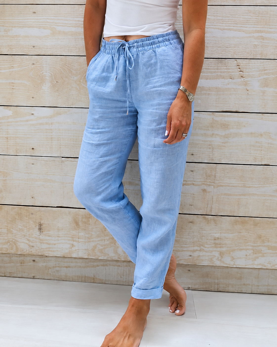 Relaxed Linen Trousers