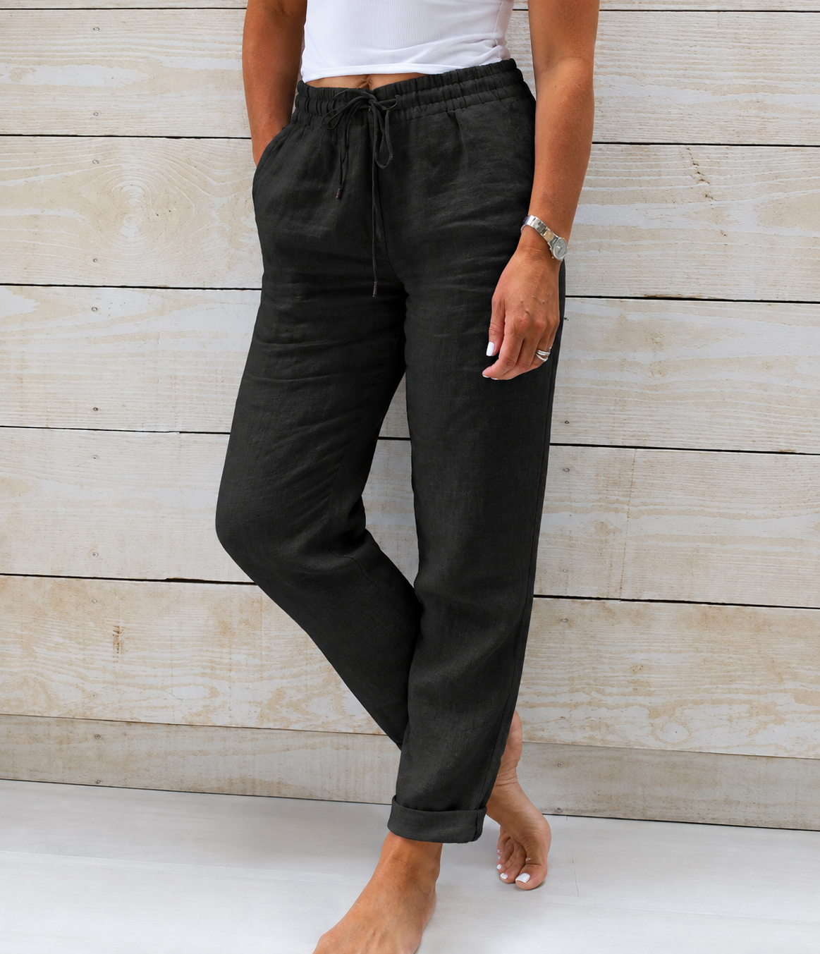 Relaxed Linen Trousers