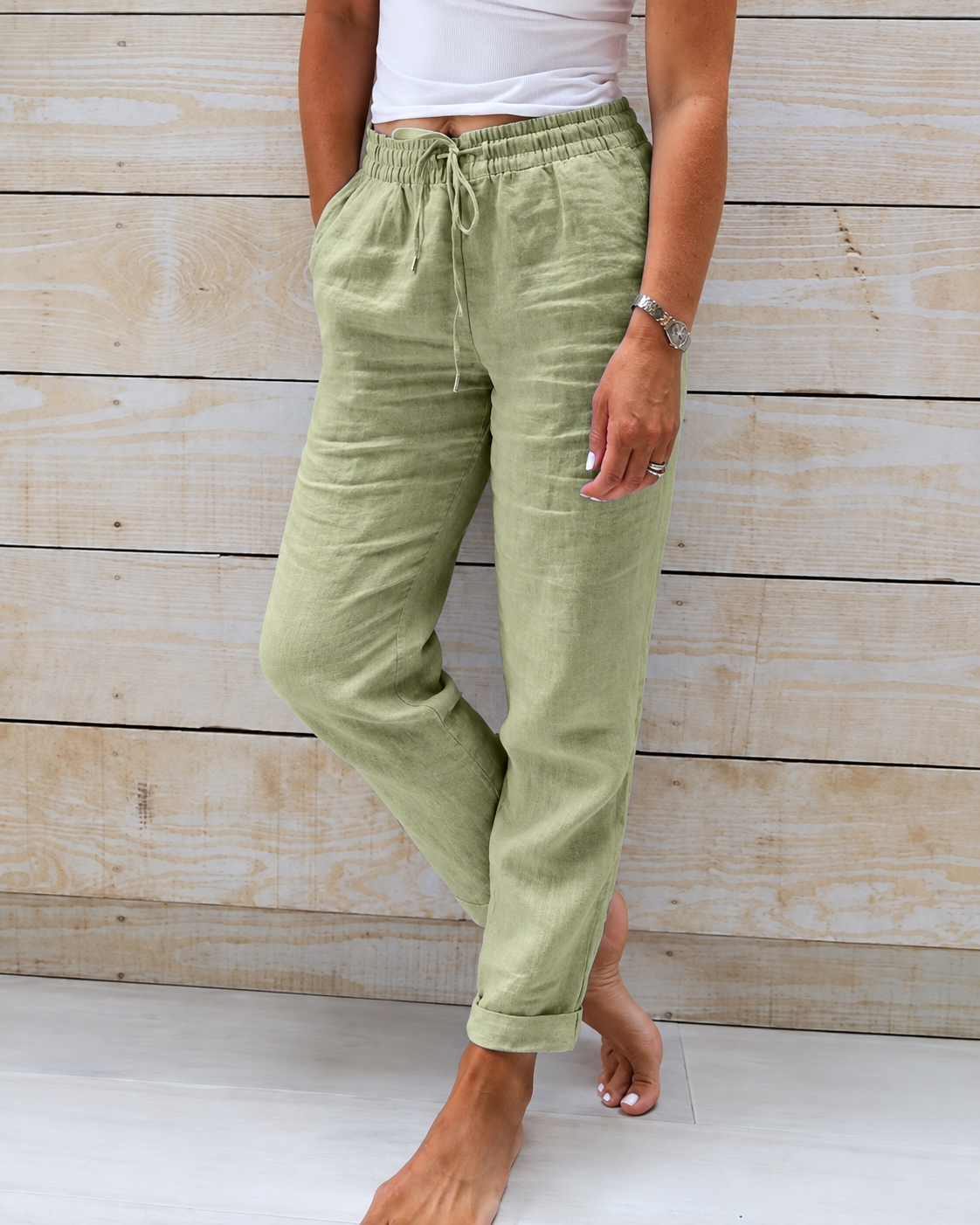 Relaxed Linen Trousers