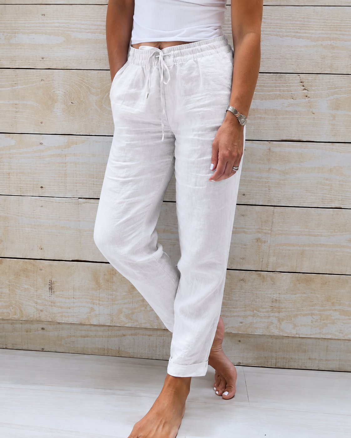 Relaxed Linen Trousers