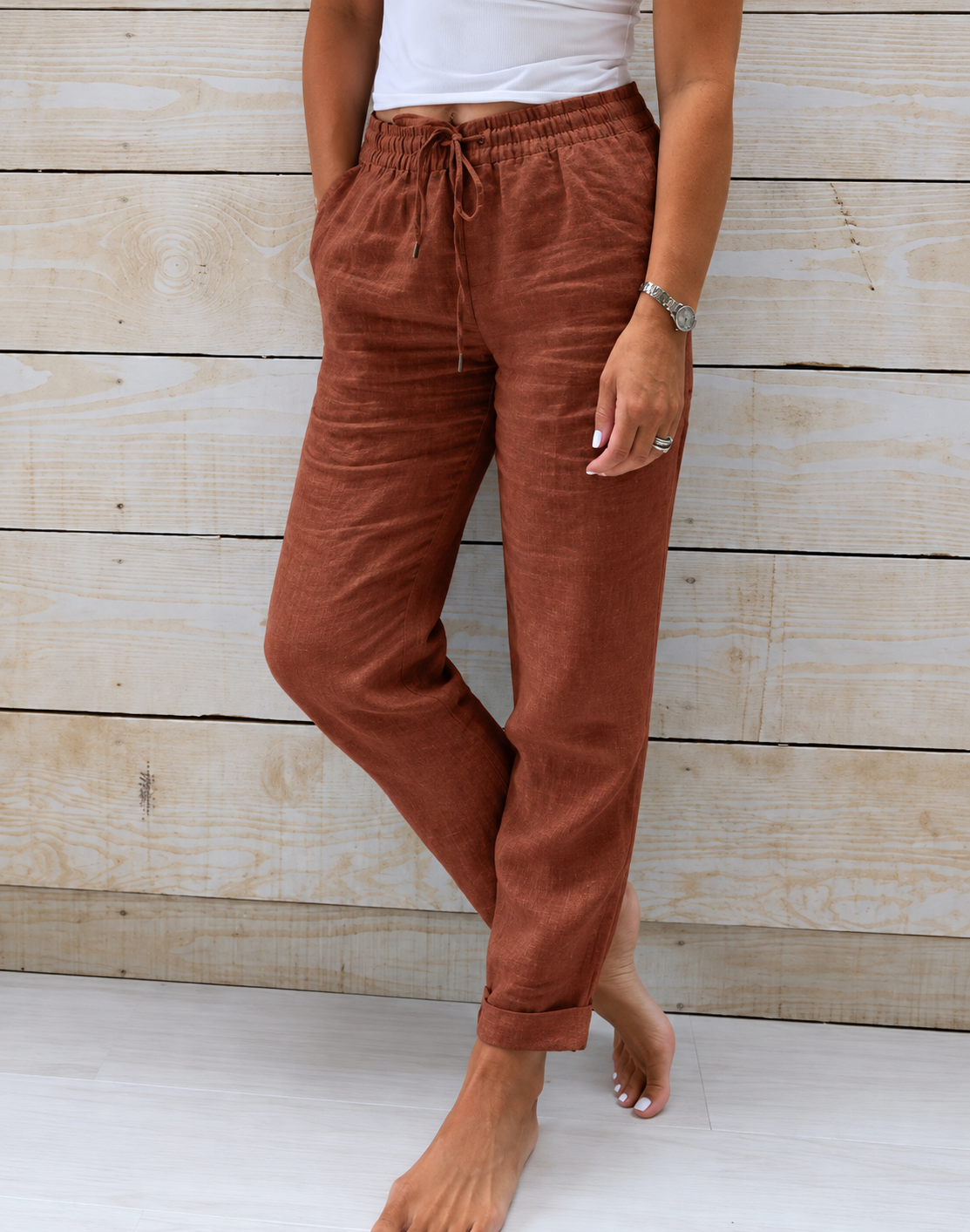 Relaxed Linen Trousers