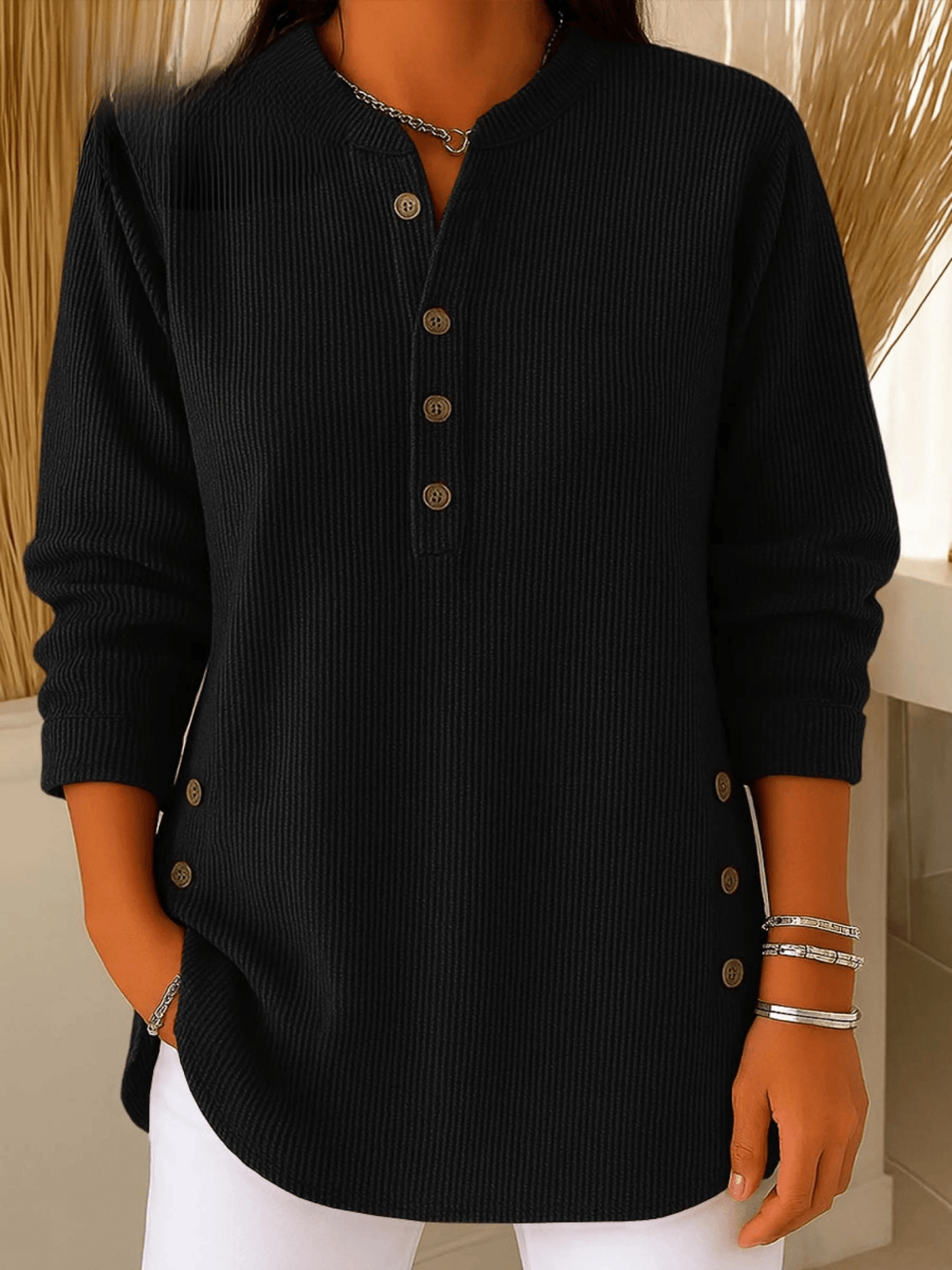 Ribbed Tunic | Sweater