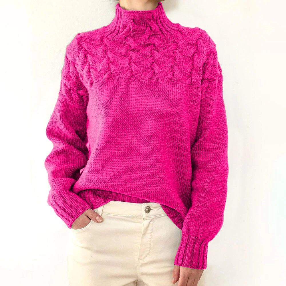 Elena | Warm Knitted Turtleneck