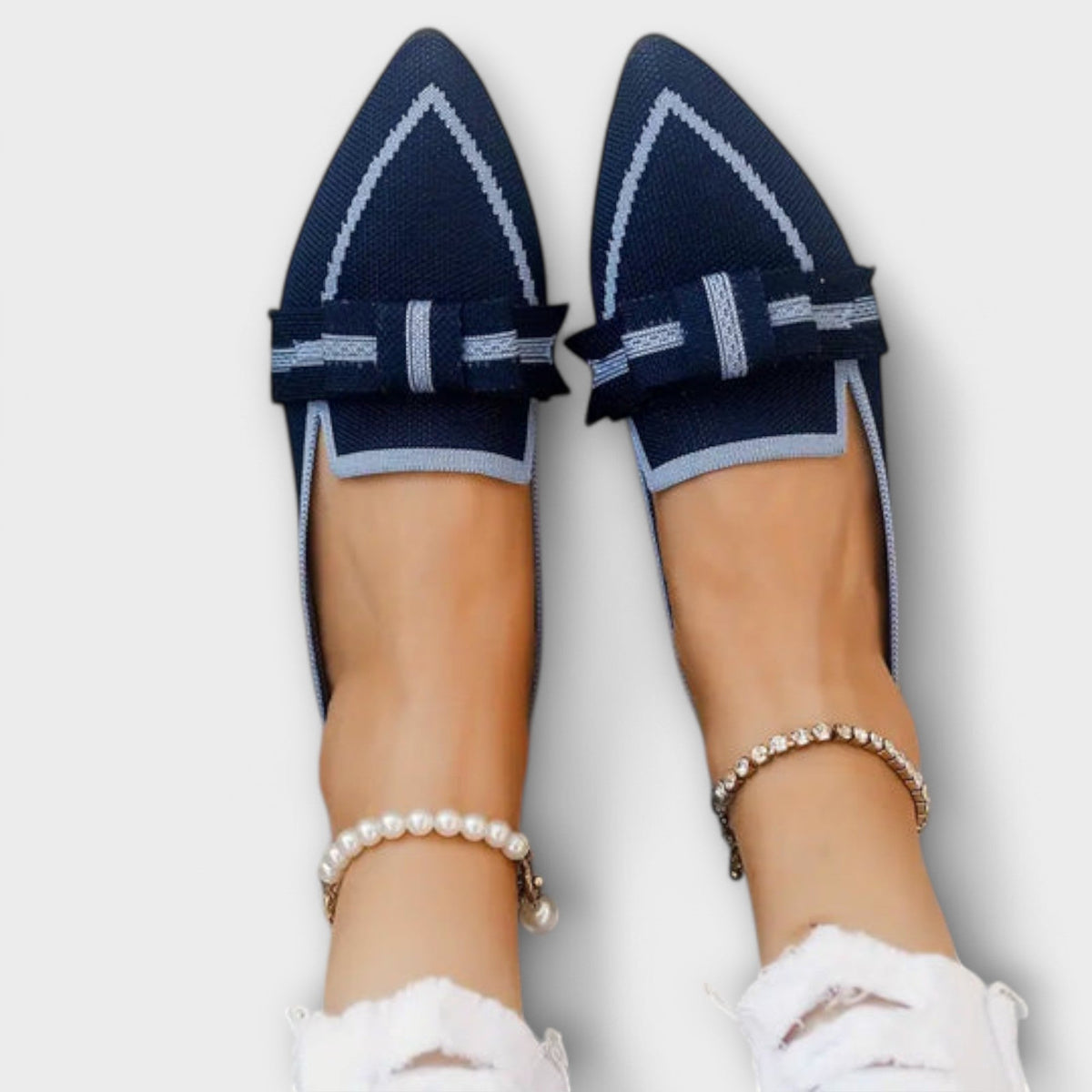 Kristína™ | Flat Women's Shoes with Knot Design