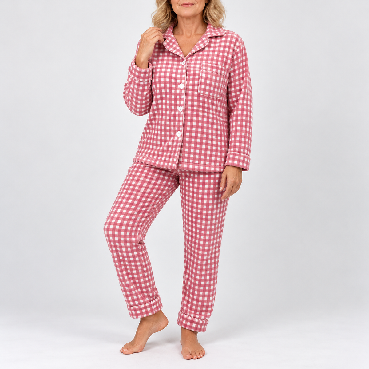 Georgina | Check Flannel Pajama Set