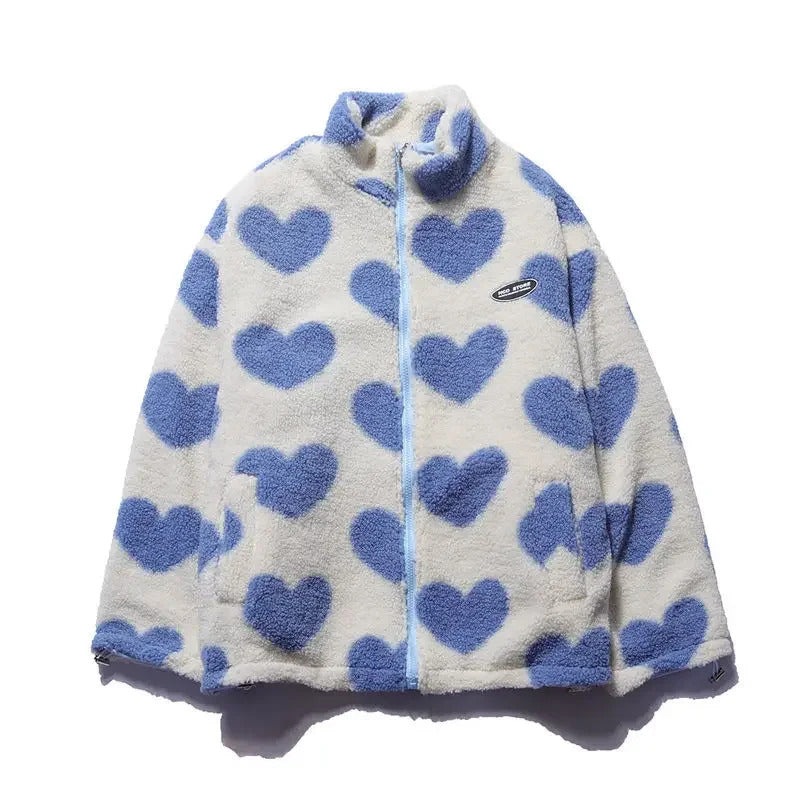 Ivana™ | Reversible Jacket with Heart Pattern